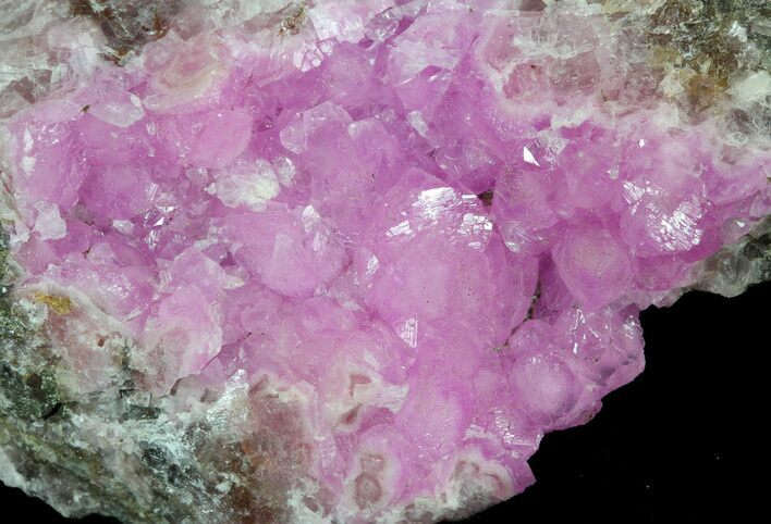 Cobaltoan Calcite Crystals on Matrix - Morocco #49235